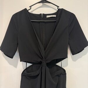 Abercrombie and Fitch Black Cut Out Dress